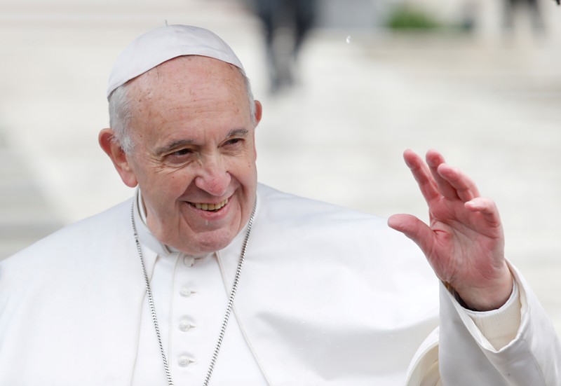 FILE PHOTO: Pope Francis holds weekly audience at the Vatican