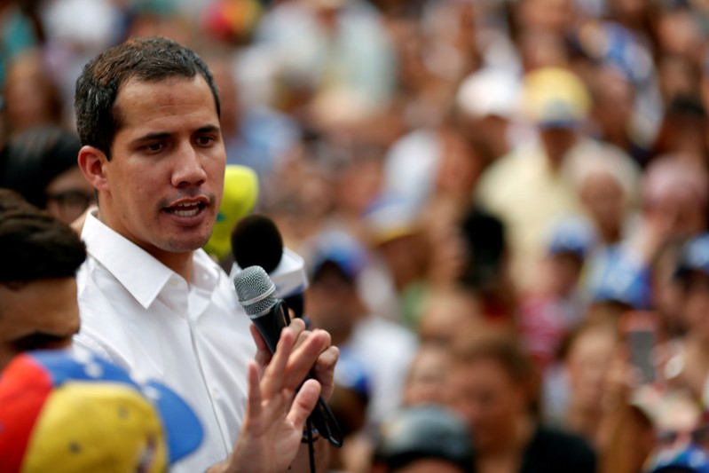 FILE PHOTO: Protest against Venezuelan President Nicolas Maduro's government in Caracas