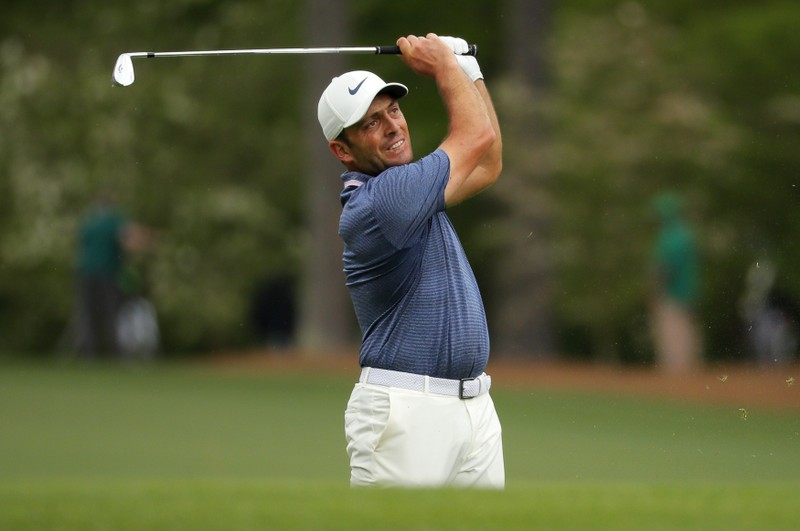 Second round play of the Masters at Augusta National