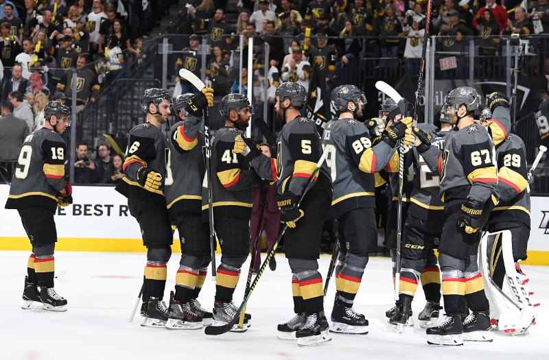 NHL: Stanley Cup Playoffs-San Jose Sharks at Vegas Golden Knights