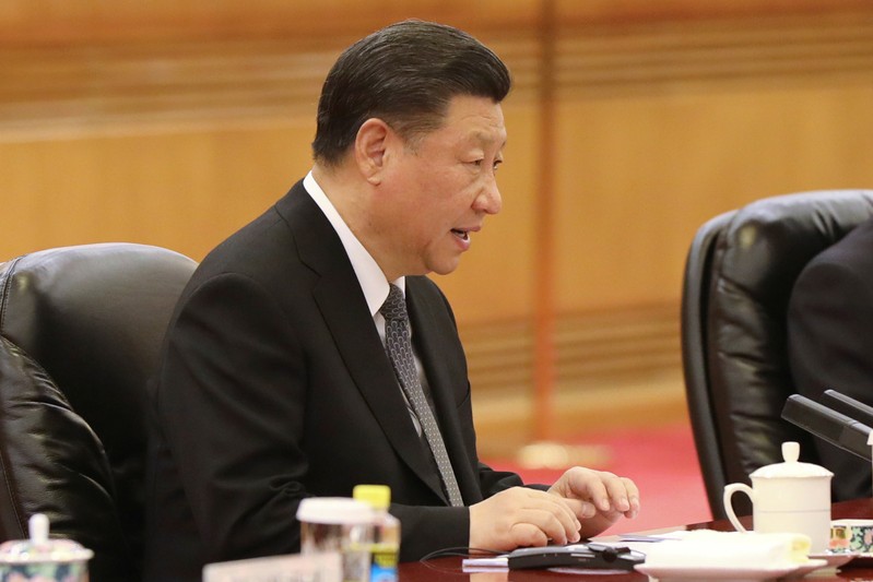 FILE PHOTO: New Zealand Prime Minister Jacinda Ardern meets Chinese President Xi Jinping in Beijing