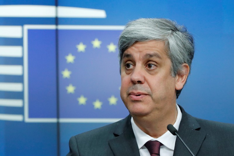FILE PHOTO: Eurozone finance ministers meeting in Brussels
