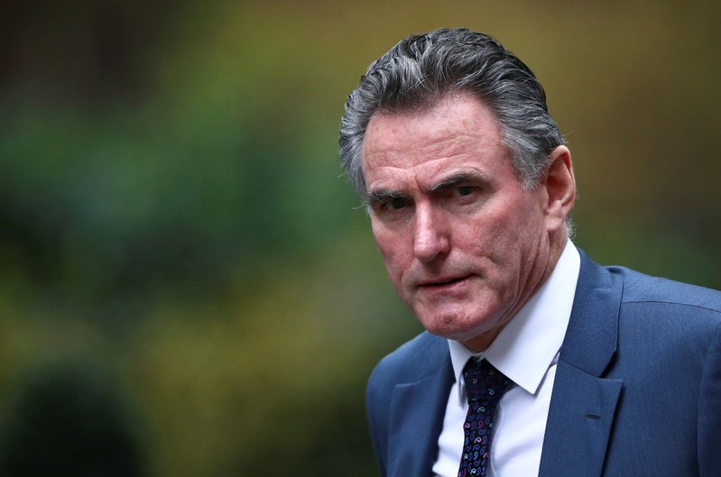 FILE PHOTO: Royal Bank of Scotland chief executive Ross McEwan is seen outside Downing Street in London