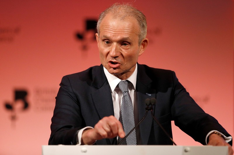 FILE PHOTO: Britain's Minister for the Cabinet Office David Lidington speaks at the the British Chamber of Commerce annual conference in London