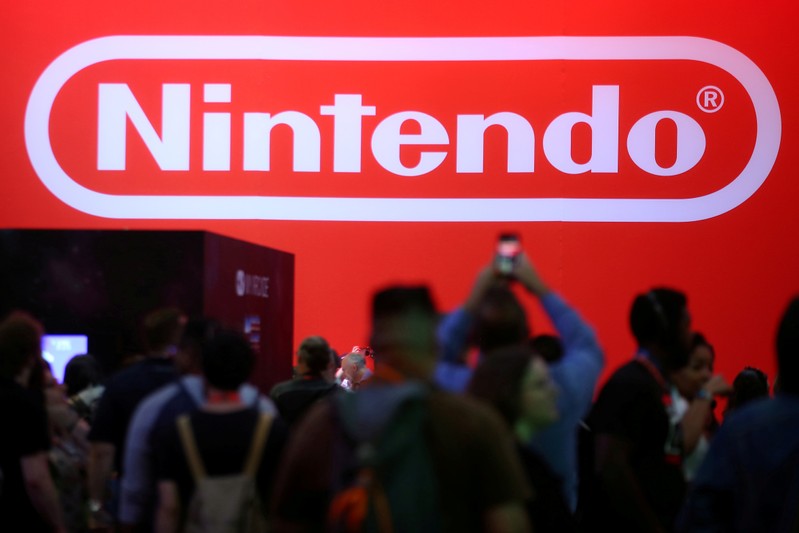 FILE PHOTO: The Nintendo booth is shown at the E3 2017 Electronic Entertainment Expo in Los Angeles