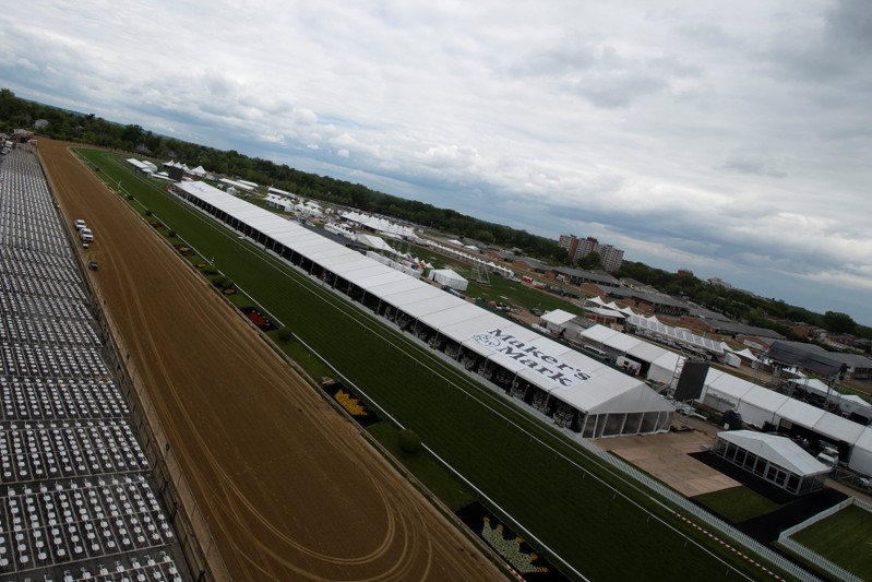 FILE PHOTO: Horse Racing: Preakness Scenes
