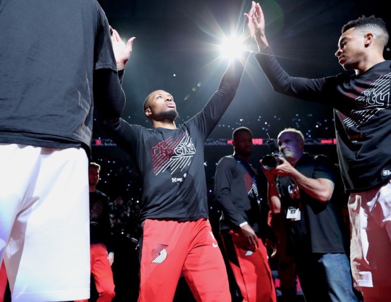 NBA: Playoffs-Golden State Warriors at Portland Trail Blazers