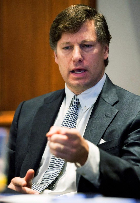 FILE PHOTO: Landau, partner at Kirkland & Ellis, speaks at the U.S. Chamber of Commerce 27th annual Supreme Court pre-term briefing in Washington