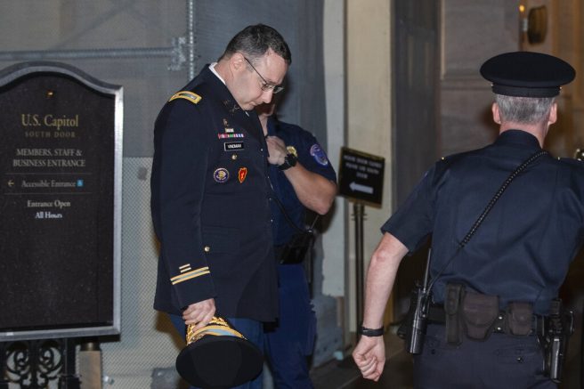 National Sec Adviser: Top Impeachment Probe Witness Will Be Removed From WH Council