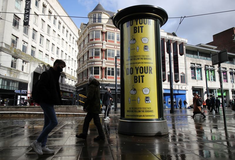 FILE PHOTO: The coronavirus disease (COVID-19) outbreak, in Manchester