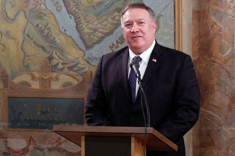 U.S. Secretary of State Pompeo visits Italy